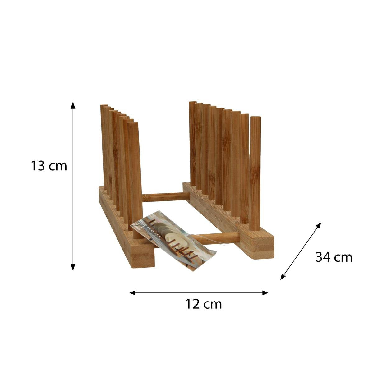 Séchoir en bambou - 12x34x13cm