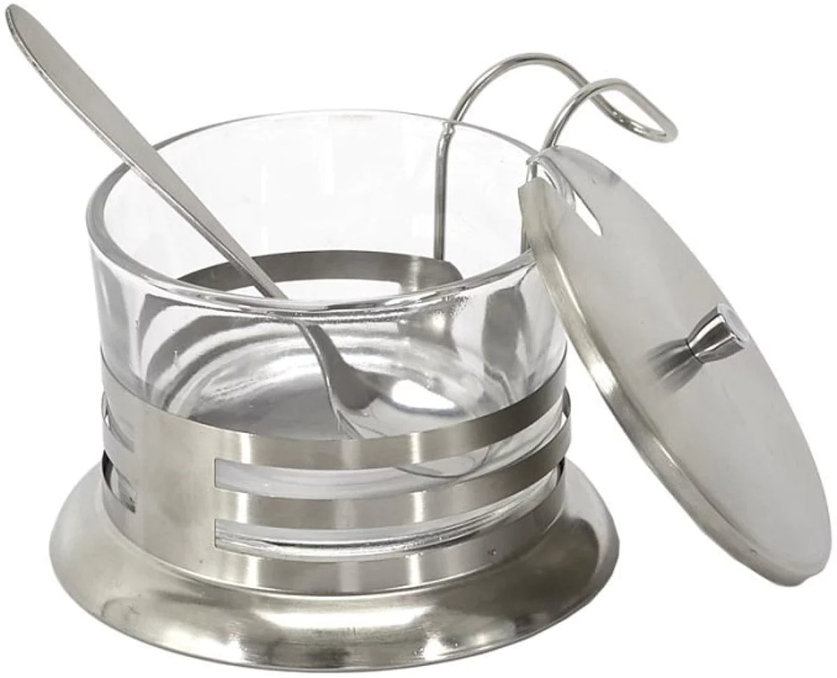 Distributeur de Parmesan "Fromages" 18cl Argent