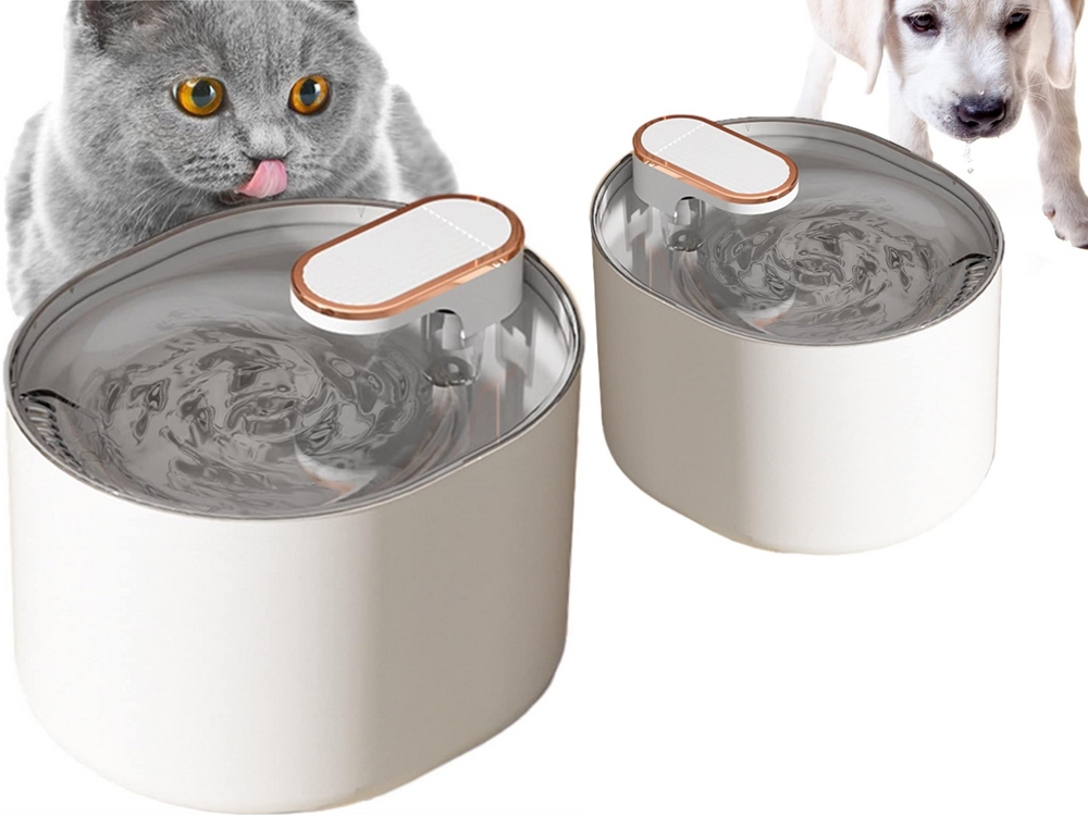 Bol fontaine pour animaux- blanc