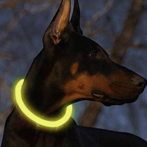 Collier réglable en lumière LED