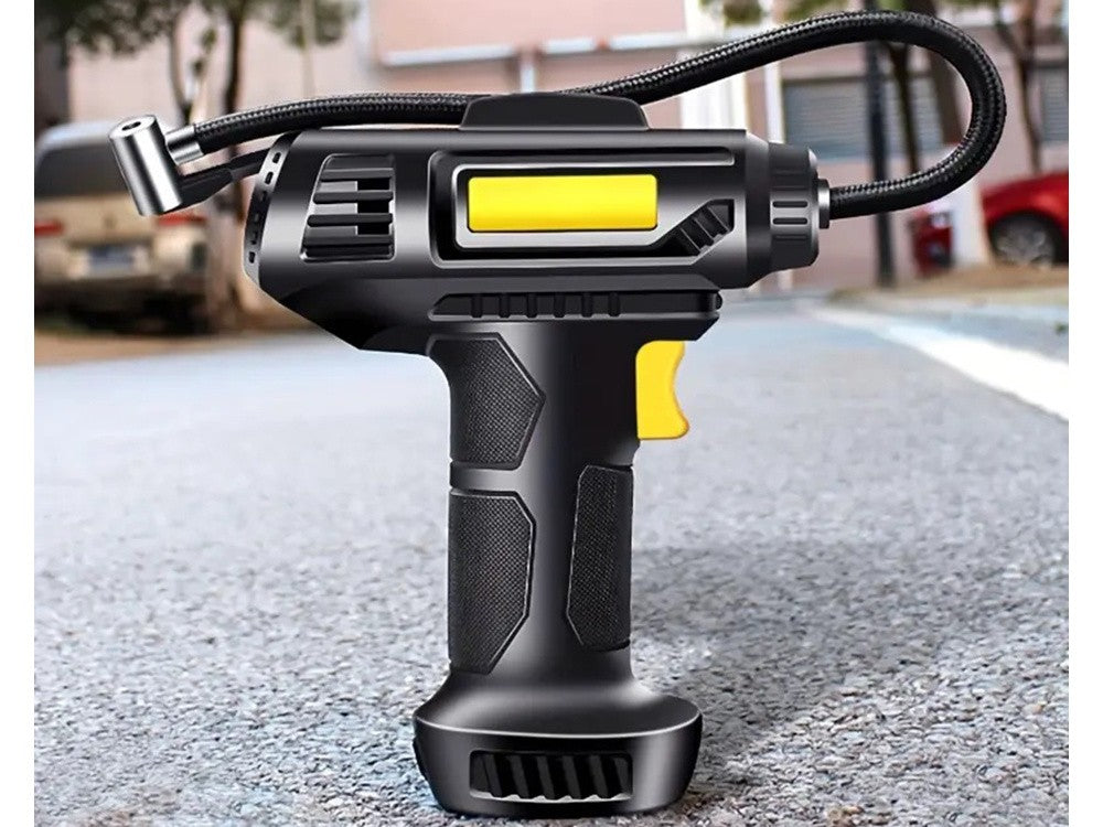 Pistolet de compresseur de voiture pour pomper les roues pompe 12v 120w 10 bar led