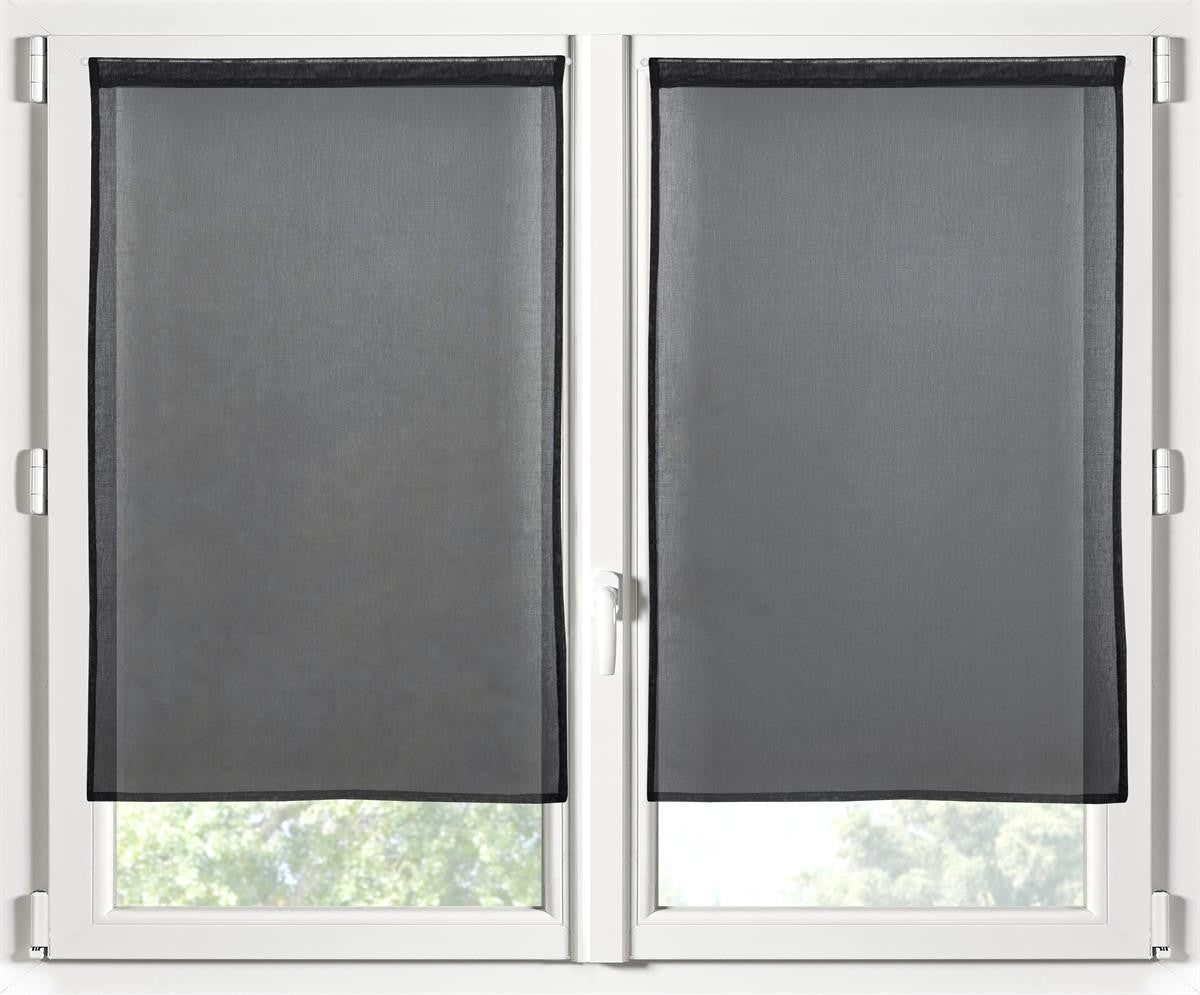 PAIRE DE BRISE BISE MONNA_DROIT NOIR 60X120 cm