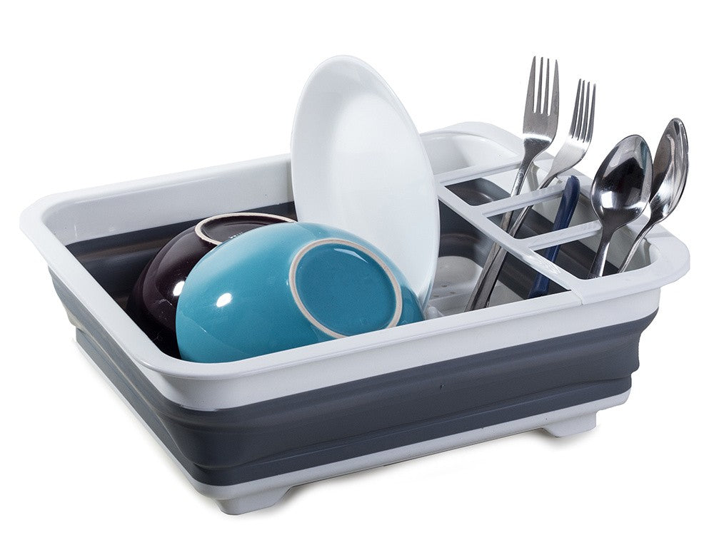 Égouttoir pliant en silicone pour le séchage des casseroles