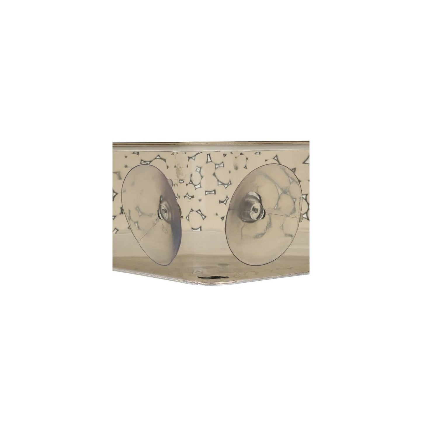 Panier De Douche Ventouse "galet" 23cm Transparent