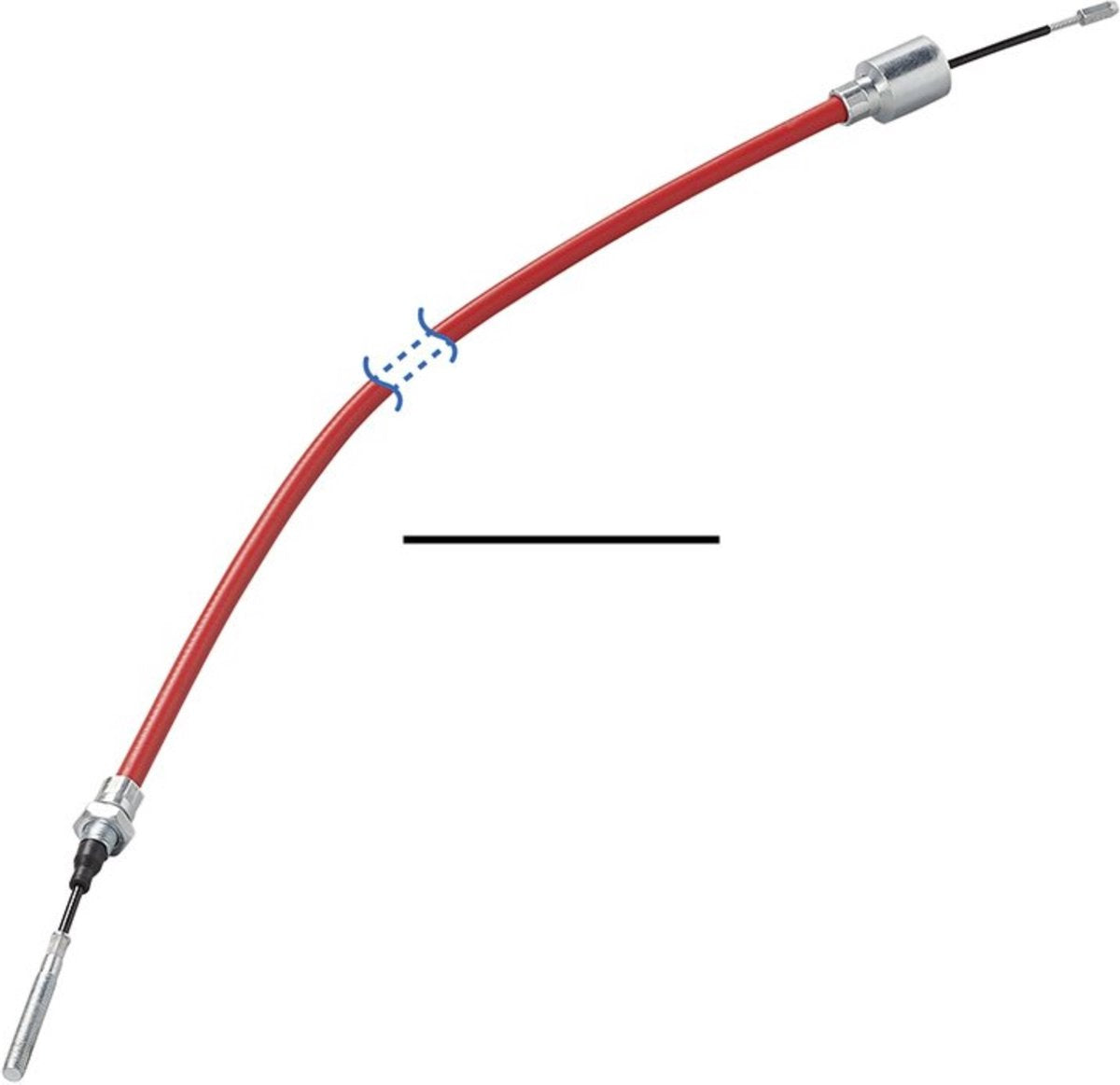 Câble de frein Pro Plus 1130/1340 mm - Douille Ø 26 mm - Convient pour AL-KO avant 1997
