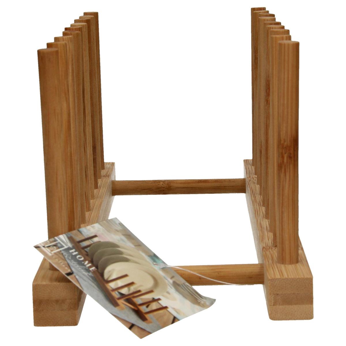 Séchoir  en bambou - 12x34x13cm