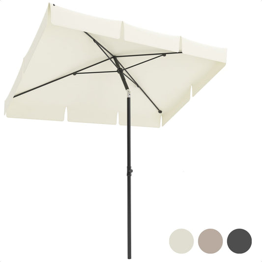 Parasol Rectangulaire Inclinable à 30 °