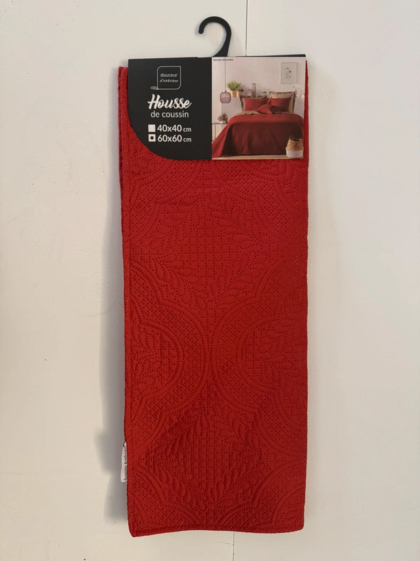 Housse De Coussin "romane" 60x60cm Terracotta