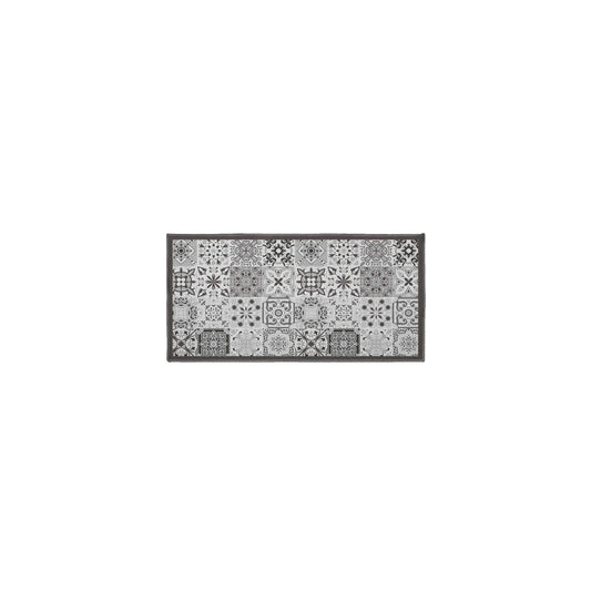Tapis Déco Rectangle "persane" 57x115cm Gris