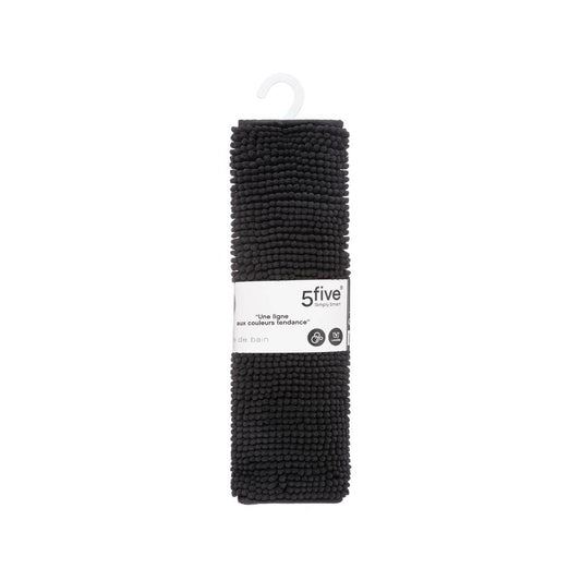 Tapis De Bain 50x80cm Colorama Noir - 5five