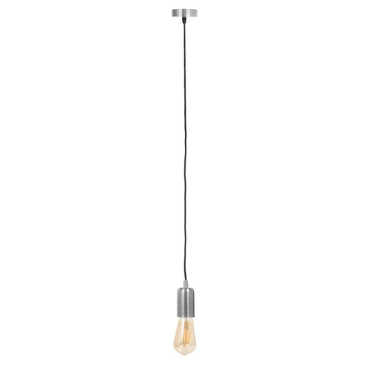 Lampe Suspension Déco "vintage" 9cm Argent