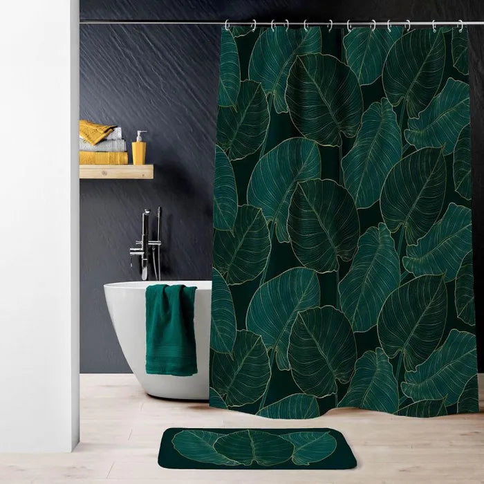 Rideau De Douche "jade" 180x200cm Vert (Copie)