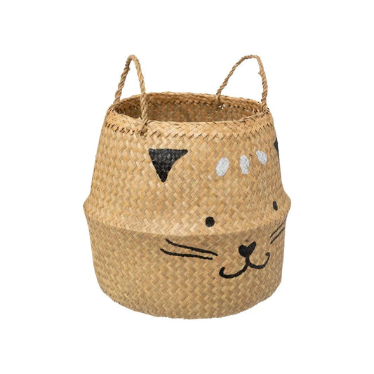 Panier Enfant Chat Pipo D35cm Beige
