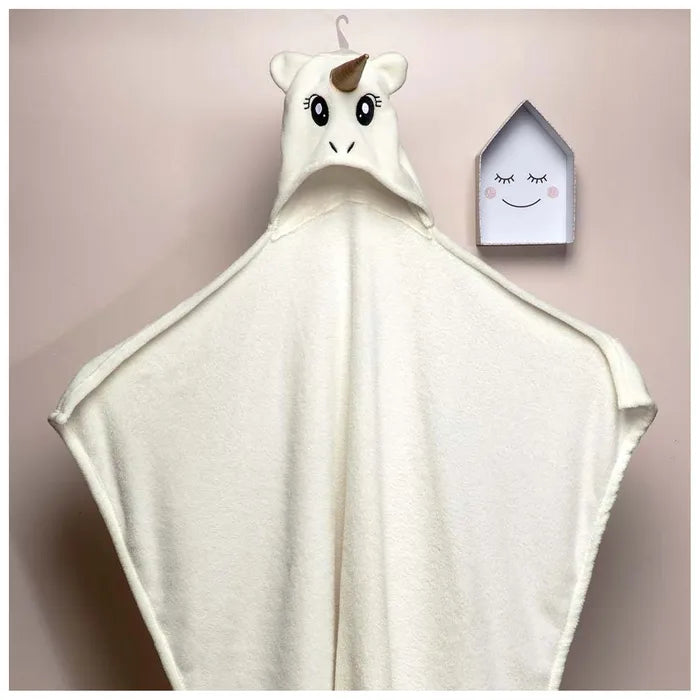 Plaid Enfant "Licorne" 90x110cm Ivoire