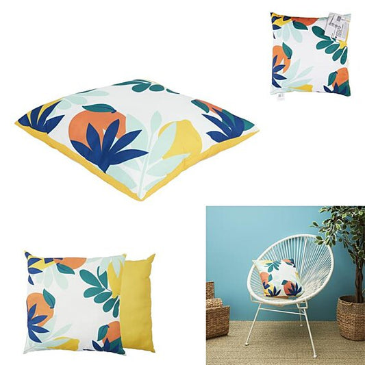 Coussin Déco Imprimé "rio" 40x40cm Multicolore