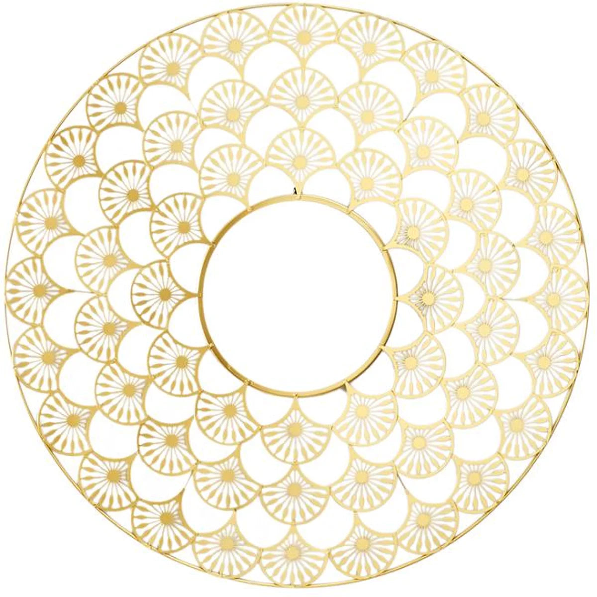 Miroir Ajoure Metal D70cm