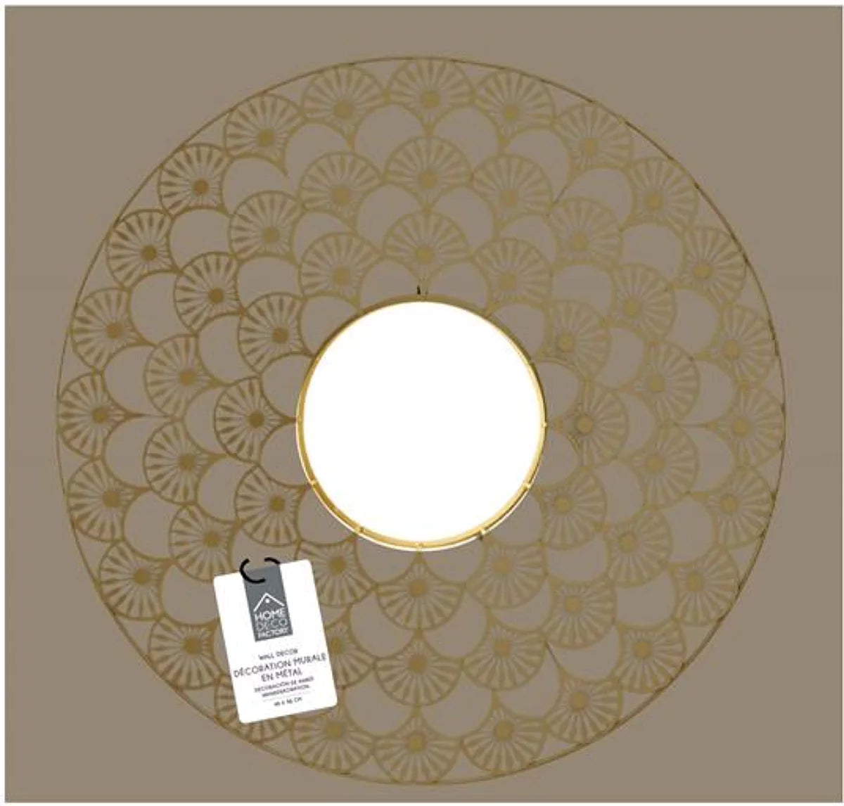 Miroir Ajoure Metal D70cm