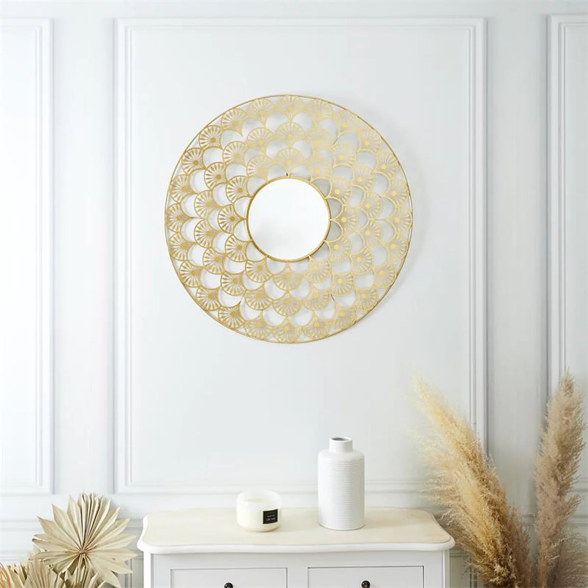 Miroir Ajoure Metal D70cm