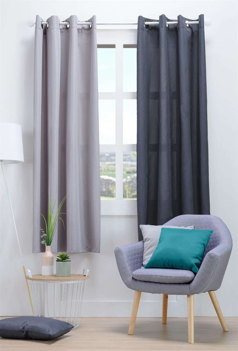 RIDEAU NELSON SOURIS 135X180 cm