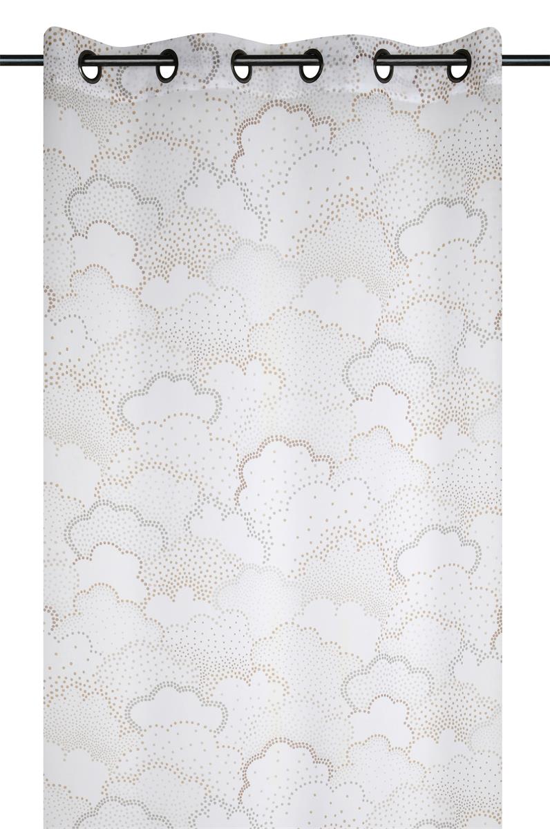 RIDEAU GABIN NATUREL 140X260 cm