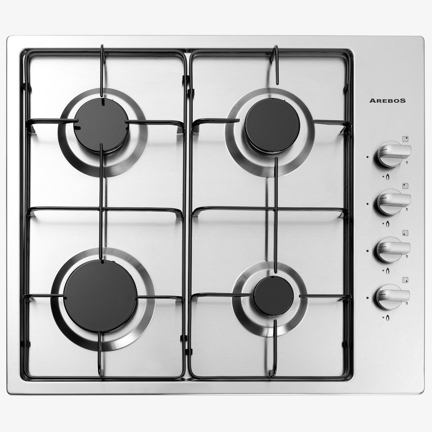 Plaque de cuisson 4 feux inoxydable