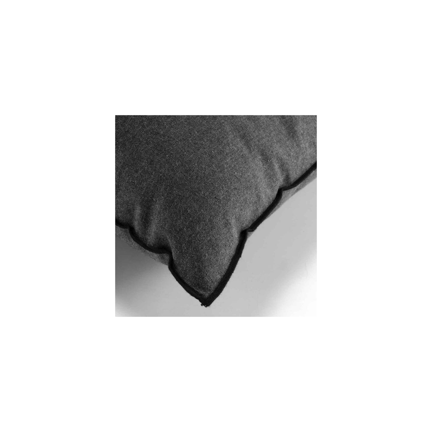 Coussin Déco "mistraline" 40x60cm Anthracite