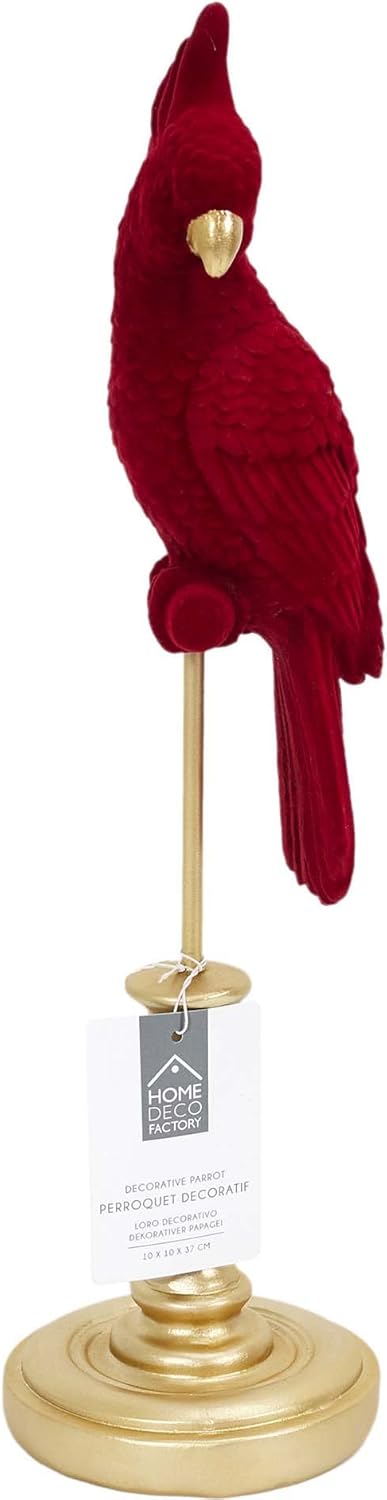 Perroquet décoratif en résine 37 cm