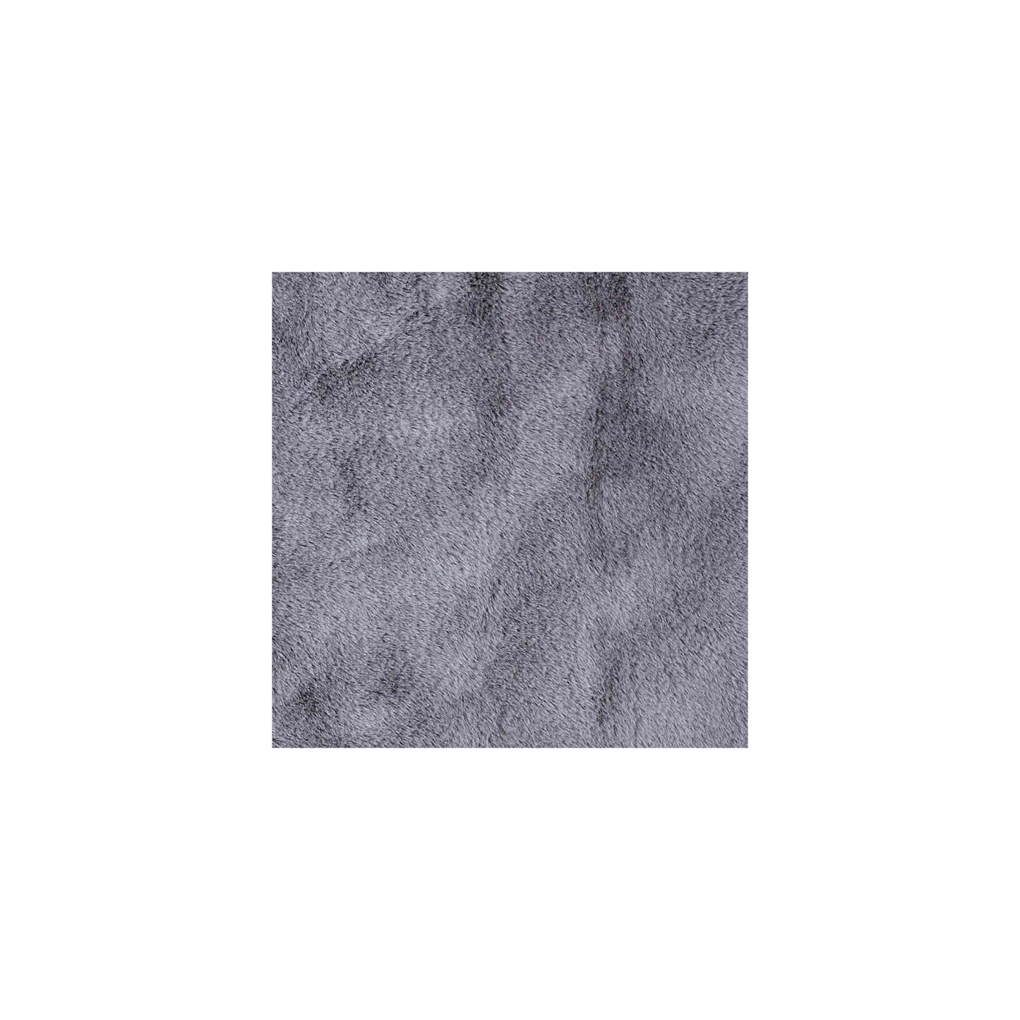 Tapis Imitation Fourrure "fin" 60x110cm Gris