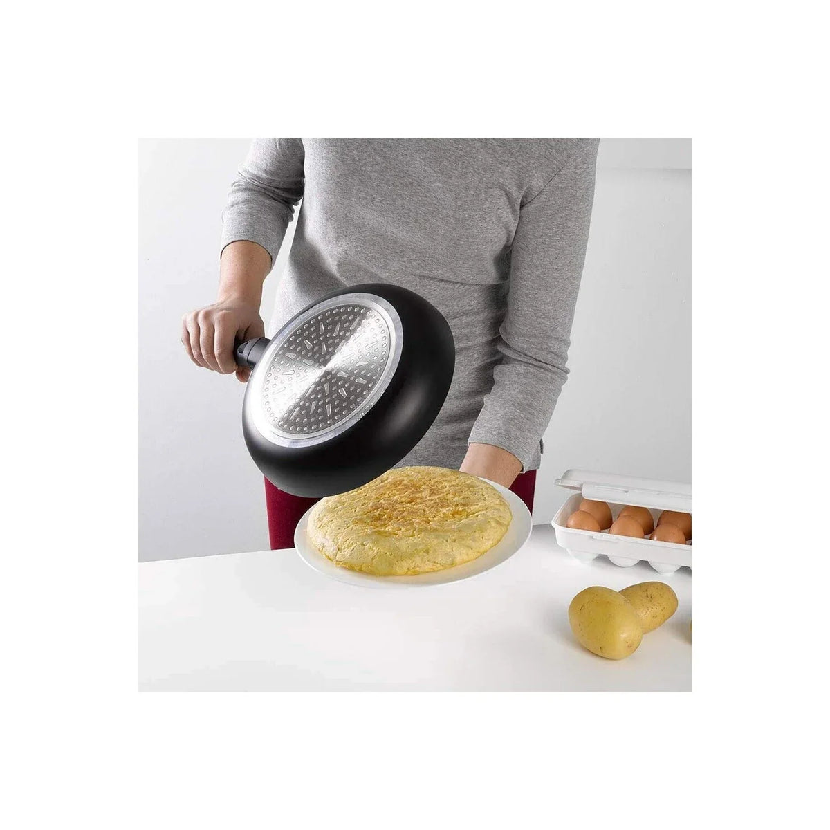 Assiette Plate Metaltex Gris Polypropylène (ø 25,5 Cm)