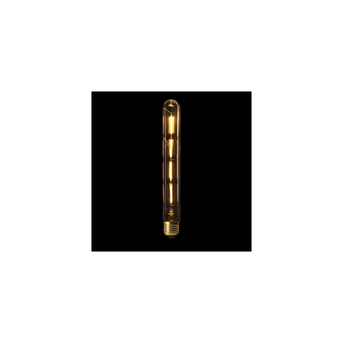 Ampoule Filaments Led "tube" 2w Ambre