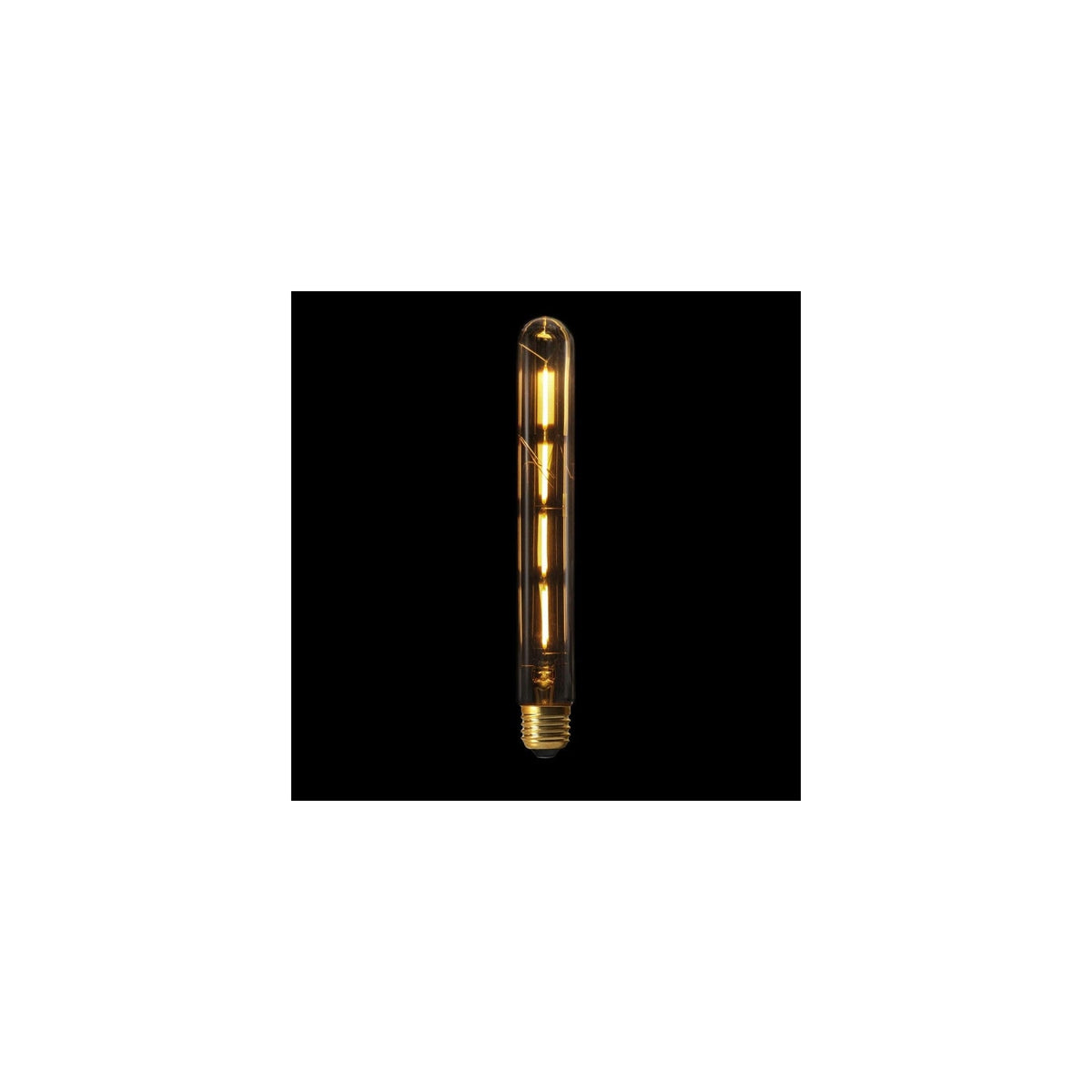 Ampoule Filaments Led "tube" 2w Ambre