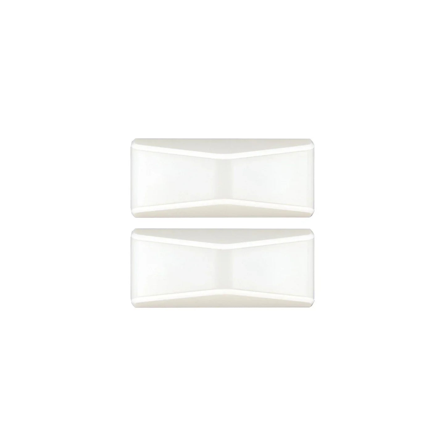 Lot De 2 Lampes Led "détecteur Luminosité" 7cm Blanc