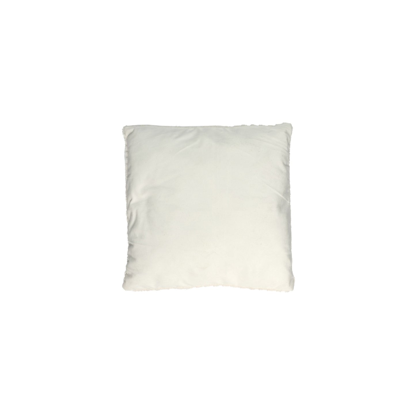 Coussin Déco Nid d'Abeille "Crush" 40x40cm Blanc