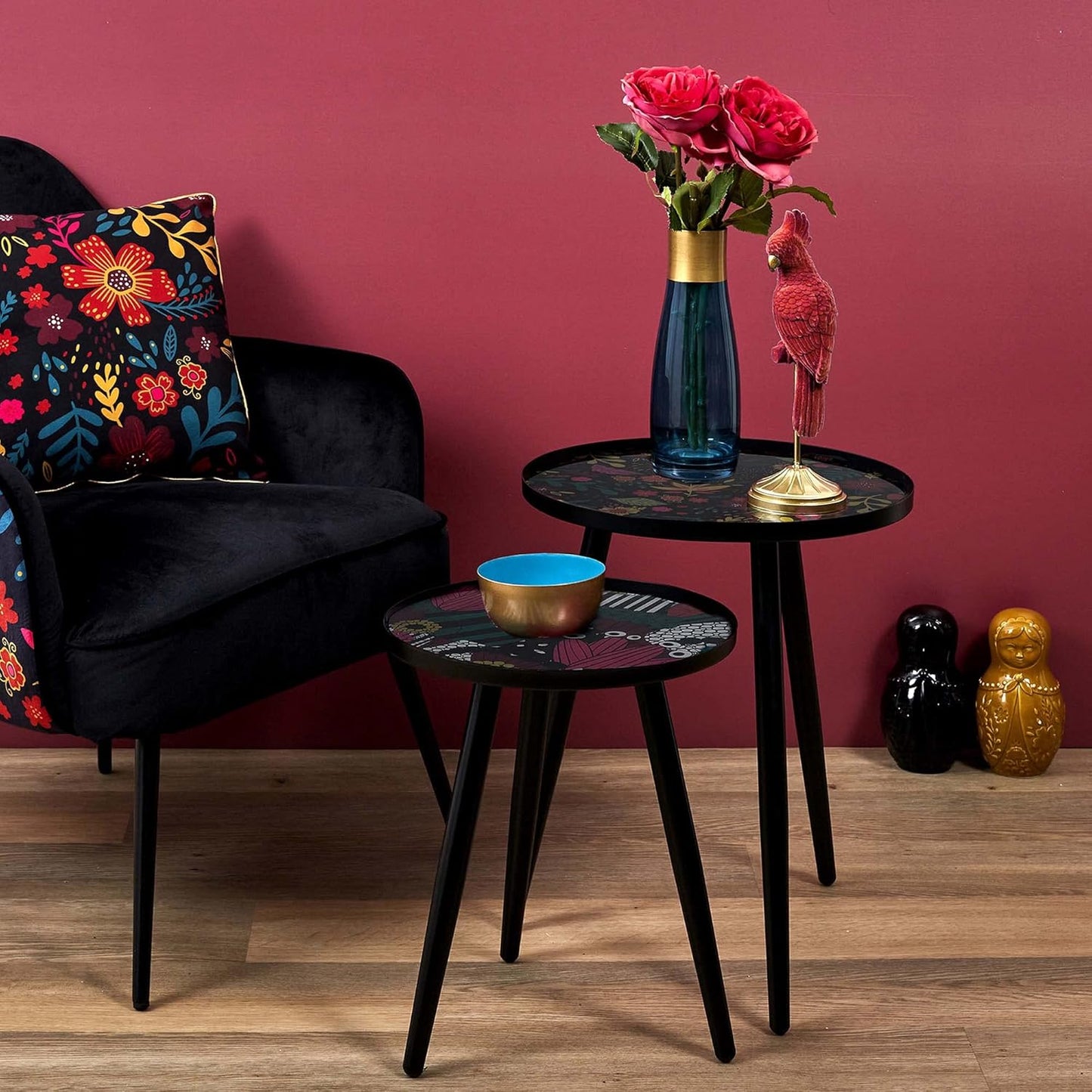 Perroquet décoratif en résine 37 cm