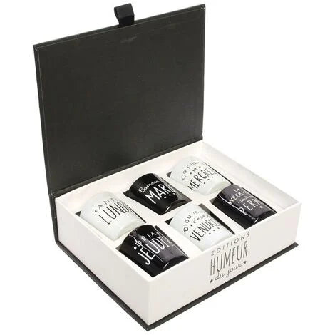 Bougie Parfumee X6 Coffret Humeur H5cm