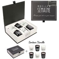 Bougie Parfumee X6 Coffret Humeur H5cm