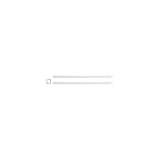 Lot De 2 Tringles Extensibles "paio" 30-50cm Blanc