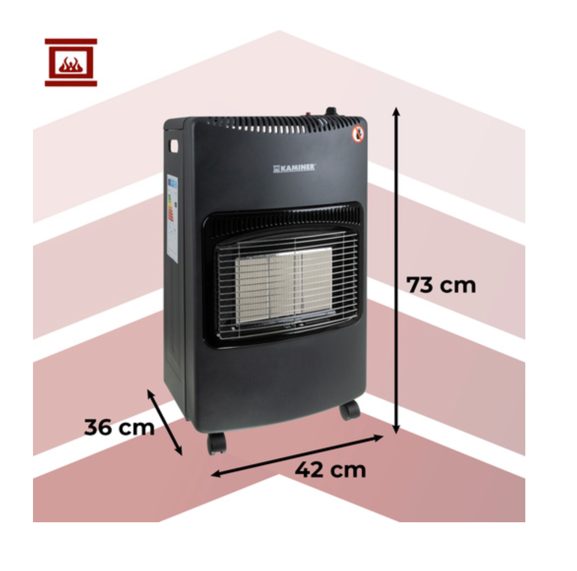 Poele à gaz KAMINER - PL 26157