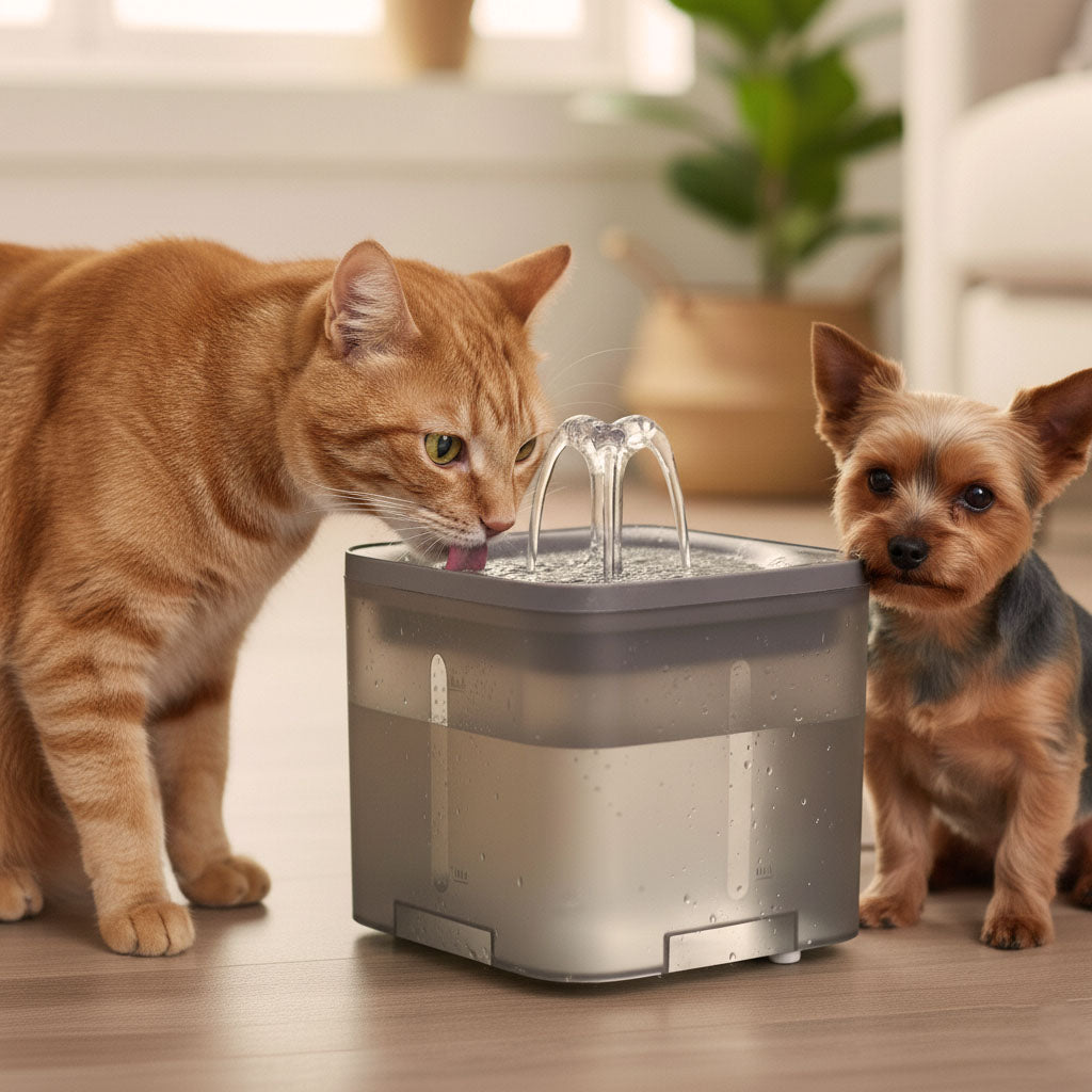 Fontaine pour chien de chat chien buveur automatique USB 2l filtre de nettoyage