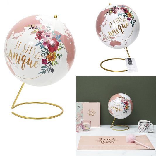 GLOBE TERRESTRE DECO GIRLY M6