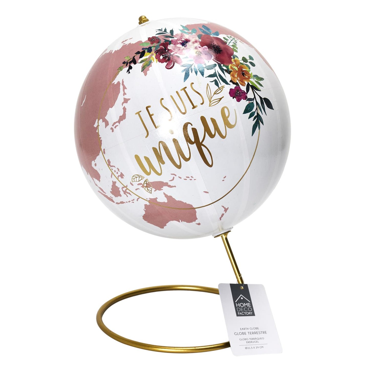 GLOBE TERRESTRE DECO GIRLY M6