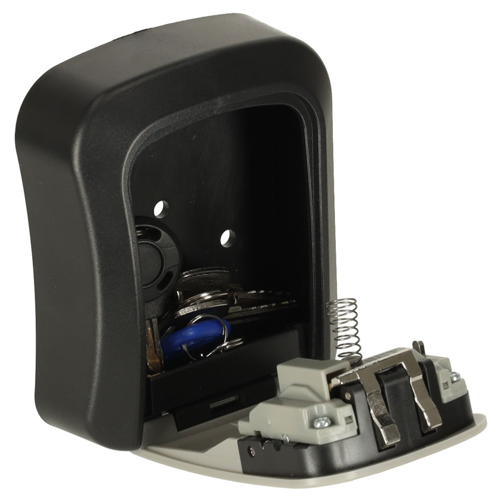 Coffre-fort de code mural monté par la clé