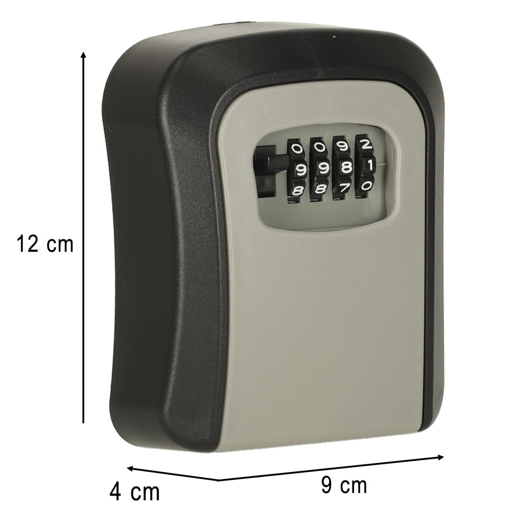 Coffre-fort de code mural monté par la clé