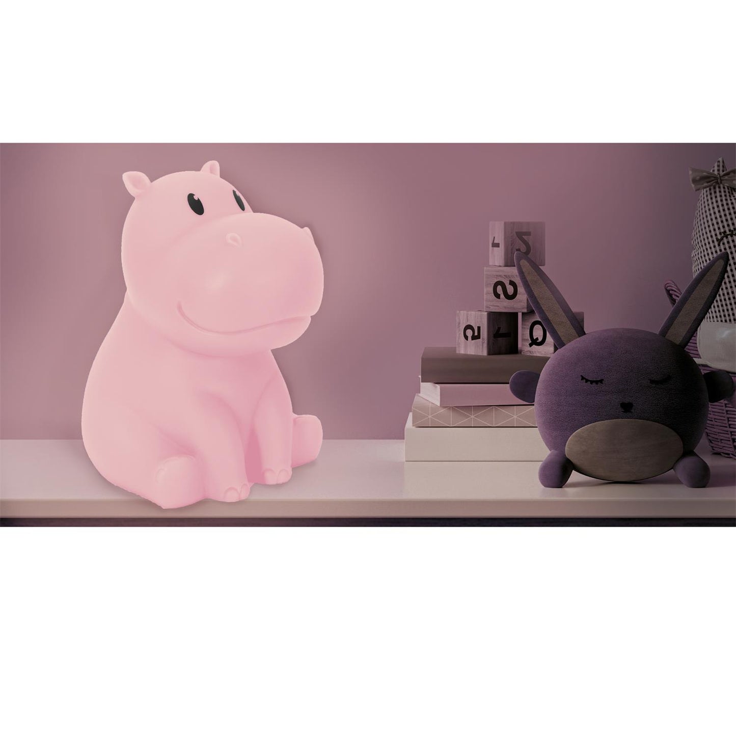 LAMPE VEILLEUSE HIPPOPOTAME M12