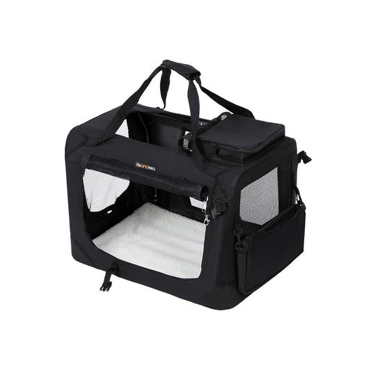 Sac de transport voyage pour chien XL 102 x 69 x 69 cm noir