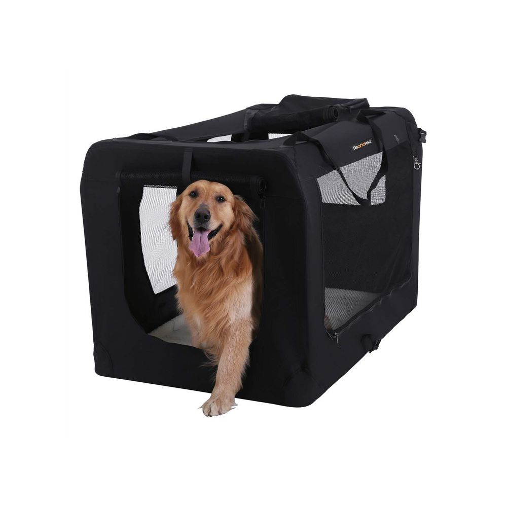 Sac de transport voyage pour chien XL 102 x 69 x 69 cm noir