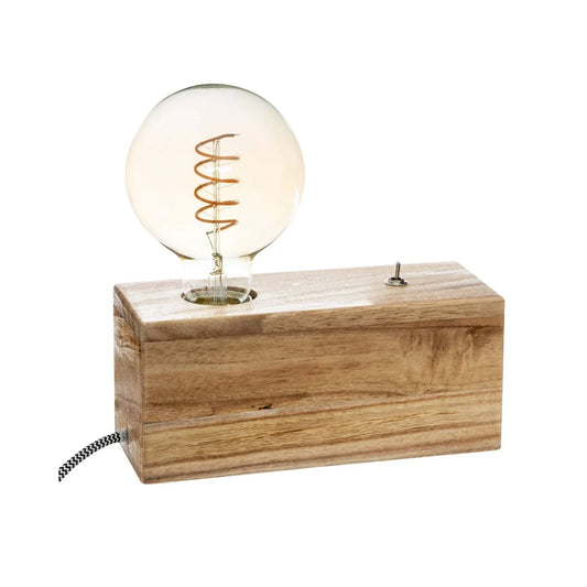 Lampe Socle Tibu Beige H9cm