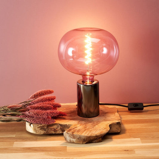 AMPOULE BULLE 220X225MM E27 ROSE 6W