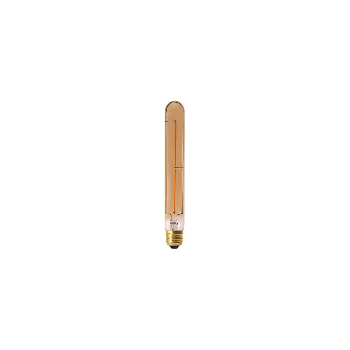 Ampoule Filaments Led "tube" 2w Ambre