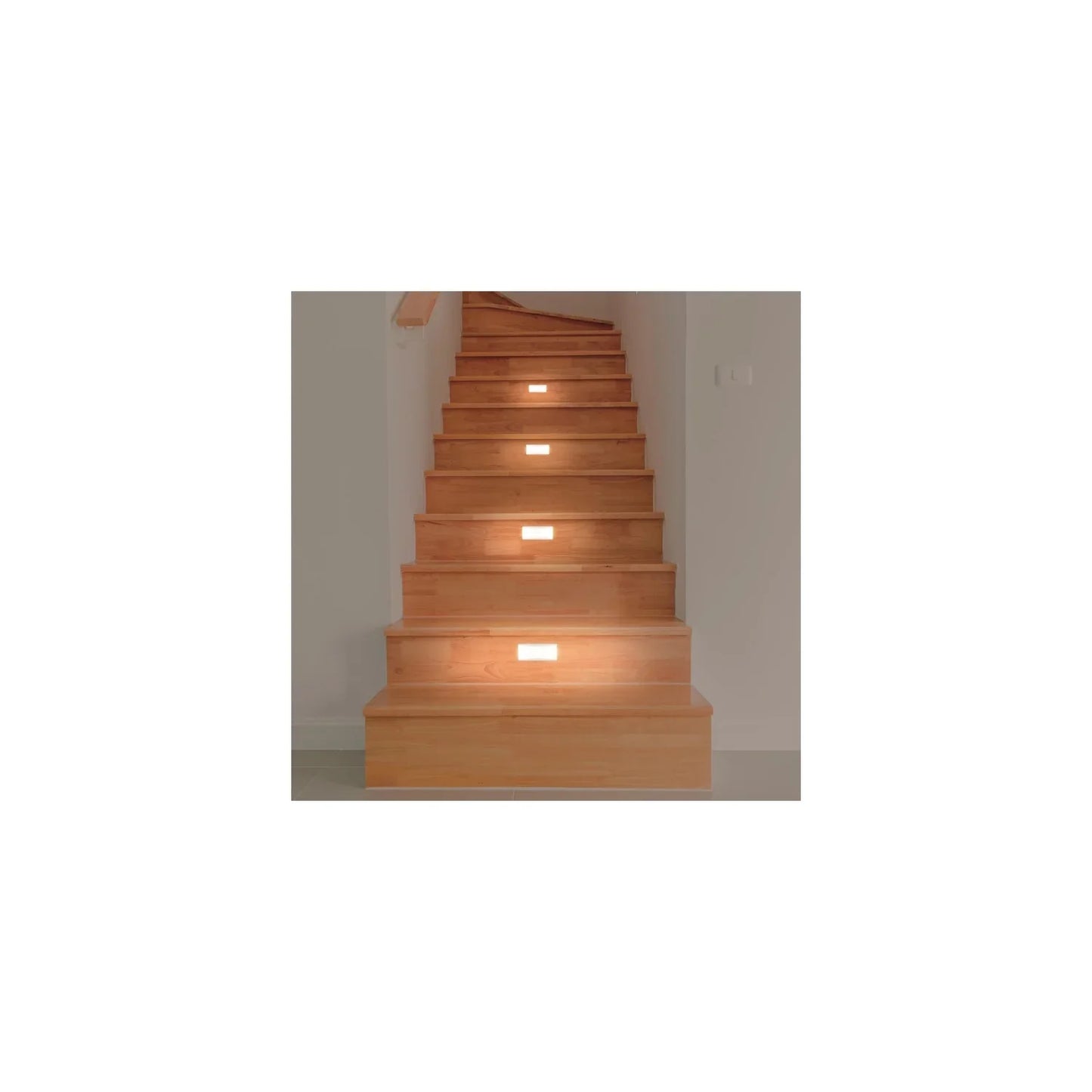 Lot De 2 Lampes Led "détecteur Luminosité" 7cm Blanc